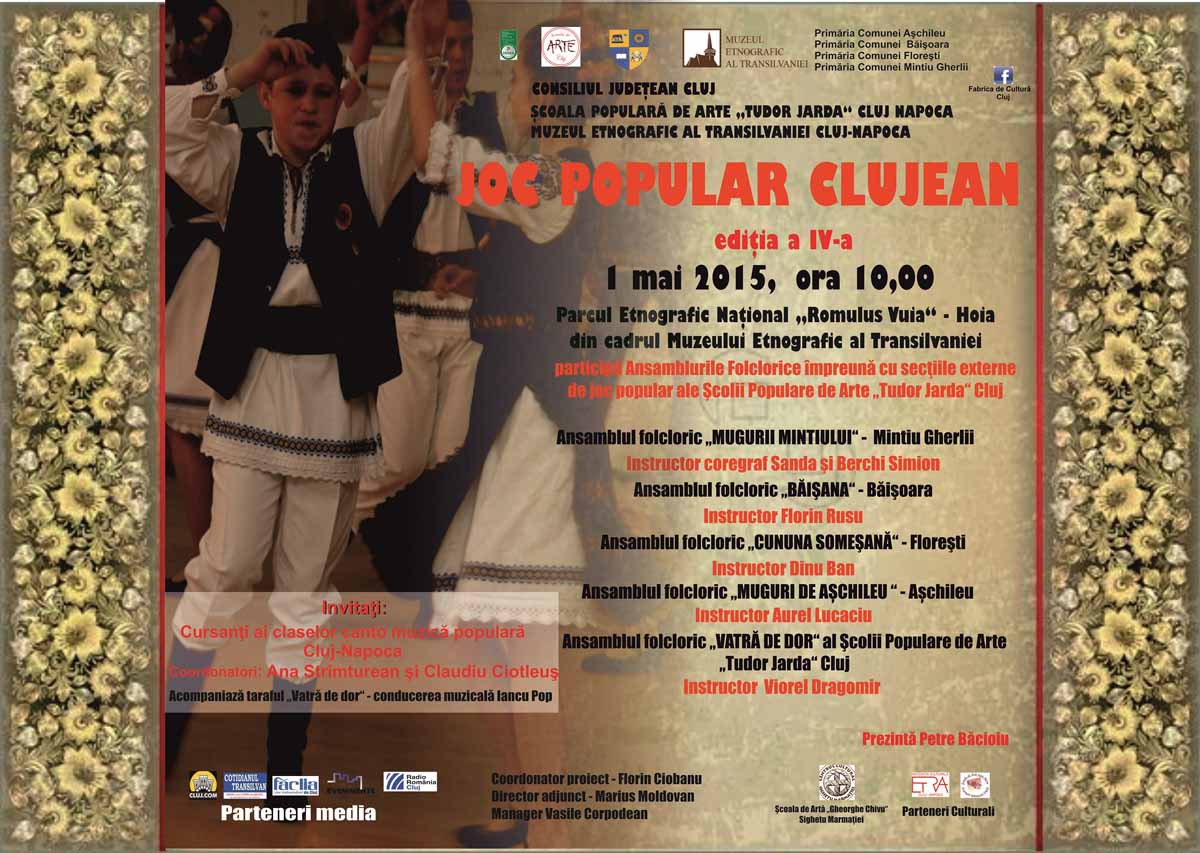 Joc popular Clujean 1 mai 2015 