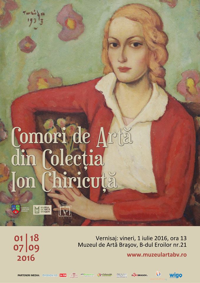 Afis Comori de Arta din Colectia Ion Chiricuta